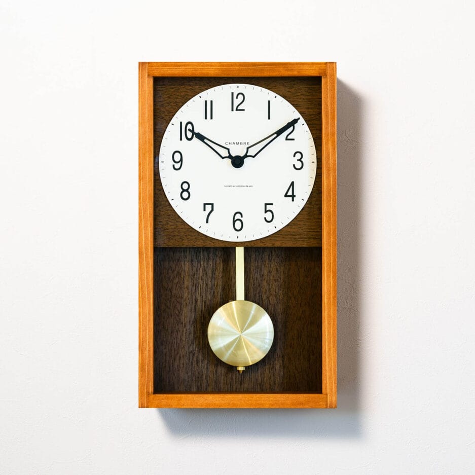 Chambre Hinoki Pendulum Wall Clock