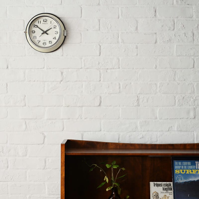 Seiko x PFS Retro Wall Clock Ivory - Livingoom